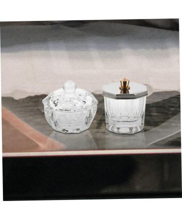 Housoutil Nail Cup Dappen Dish Nail Liquid Acrylic Nail Tools Nail Dappen Dish Nail Dish Acrylic Nail Supplies Dappen Dish for Acrylic Nails Nail Liquid Holder Toning Glass Bracket - Buy Online on GoSupps.com