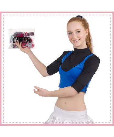 65 Pcs Cheerleader Gift Set: Makeup Bag, Scrunchies, Hair Ties, Sticker, Water Bottles, Decal - for Girls, Women, Teammates - Buy Online on GoSupps.com