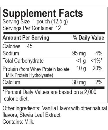 Dialyvite - Wisconsin Supreme Whey (12 Single Serve Packets) - Buy Online on GoSupps.com