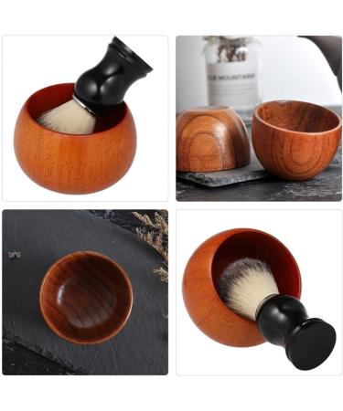FOMIYES Men's Grooming Shaving Set | Foam Knife Bowl & Accessories for Perfect Shave | Oak Storage Rack Included - Buy Online on GoSupps.com