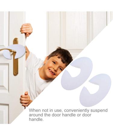 HEALLILY 2pcs Silicone Door Pinch Guards - Baby Finger Protector for Home Safety - White - Buy Online on GoSupps.com