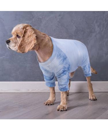Buy Blue XS Dog Sweater with Legs - Windproof Cotton Pajamas for Small & Medium Dogs - Buy Online on GoSupps.com