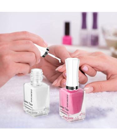 Dr. MODE 30ML Liquid Latex for Nails - Fast Drying Cuticle Protector Peel Off Barrier with Bonus Tweezers - Pink Nail Art Set - Buy Online on GoSupps.com