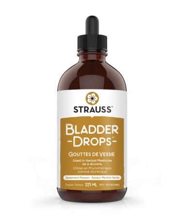 Strauss Naturals Bladder Drops - Diuretic -Traditional Herbal Medicine Gluten-Free Soy-Free and Non-GMO 225 ml