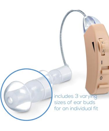 Beurer HA50 Hearing Amplifier | Enhance Sound Volume for Hearing Impairment | Discreet Design | Wide Frequency Range | Adjustable Volume - Buy Online on GoSupps.com