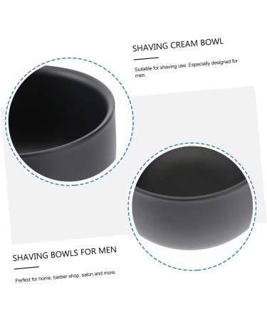 Frcolor Stainless Steel Shaving Soap Cup | Men's Shaving Foam Bowl | Double Layer Acrylic Holder for Perfect Shaving Experience - Buy Online on GoSupps.com