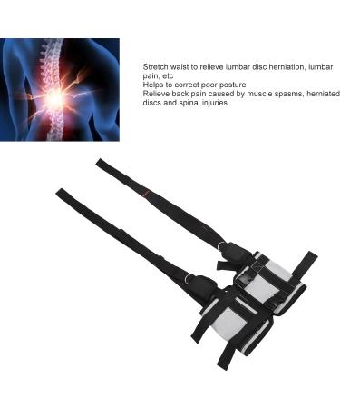 Back Extensor & Lumbar Vertebrae Traction Device - Reduces Pressure with Thickened Cotton Waist Trainer & Fitness Belt for Back Extension Relief - Buy Online on GoSupps.com