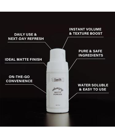 SAMSON S HAIRCARE Volumizing Matte Powder | Natural Texture & Oil Control | Easy to Use | Water Soluble | 1.4 oz - International Shipping Available - Buy Online on GoSupps.com
