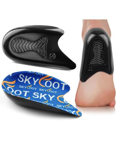 Skyfoot Heel Cups for Achilles Tendonitis Heel Bone Spurs Orthotic Inserts for Achilles Tendon Support Heel Cushions for Heel Pain Relief for Women and Men (Small)