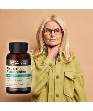 Nature's Sunshine Kelp & Hops Combo (100 Capsules) - Organic Herbal Blend - Buy Online on GoSupps.com