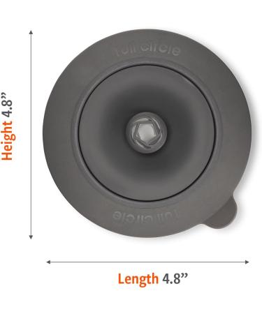 Full Circle Sinksational Sink Drain Strainer & Stopper - 2 in 1 with Separate Plug - Gray - Buy Online on GoSupps.com