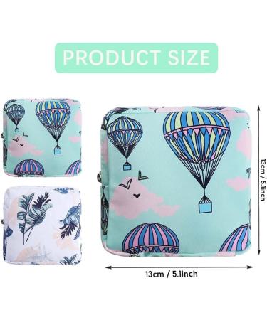 SSRDFU Tampon Storage - 2-Piece Women's Wearable Zipper Bag for Tampons & Sanitary Pads | Ideal Storage for Girls - Buy Online on GoSupps.com