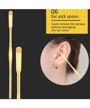 Ear Wax Removal Rust Proof Ear Spoon Spiral for Kids for Adults for Children for Parents - Buy Online on GoSupps.com
