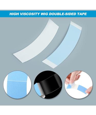 Lace Front Wig Tape 36pcs Double Sided Toupee Lace Wig Tape Invisible Wig Adhesive Tapes for Fixing Lace Wigs Toupee and Hairpiece-Clear - Buy Online on GoSupps.com