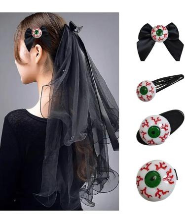 JSGHGDF Bloody Eyeball Hair Clip Barrettes Halloween Headwear Hairpin Cute Barrettes - Buy Online on GoSupps.com