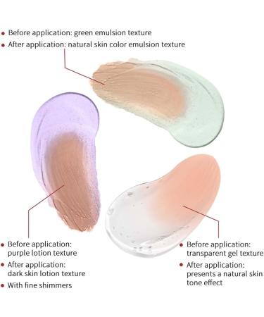 Cc Centella Asiatica Face Contour Cream Makeup and Definition Facial Definition Korean Cosmetic Care Centella Cream Concealer SPF30 (Purple 15 ml) - Buy Online on GoSupps.com