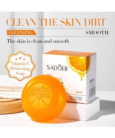 Shop Handmade Orange Scented Cleansing Body Soap | Rich Foam 100g & 300g | International Shipping Available - Buy Online on GoSupps.com