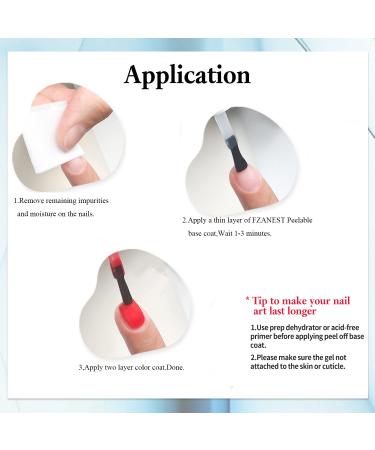 FZANEST Ready For Takeoff Peelable Base Coat - Peel Off Water Based Formula for Nail Art - Buy Online on GoSupps.com
