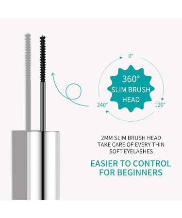 Clawrex 3D mascara curling mascara water resistant no clumping no smudging anorama mascara black for women - Buy Online on GoSupps.com
