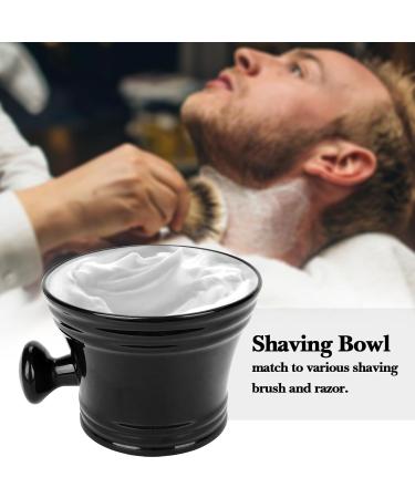 Linkidiea Men's Black Plastic Razor Cup with Handle - Deep Size Structured Wet Shaving Factory Quality - Buy Online on GoSupps.com