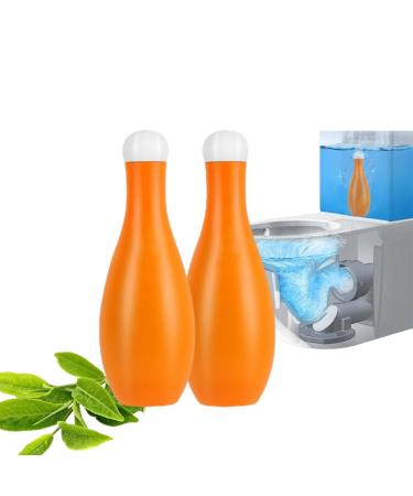 Bowling Blue Bubble Toilet Bowl Cleaner Blue Bubble Toilet Bowl Cleaner Automatic Toilet Bowl Cleaner In Bottle Toilet Bowl Cleaners Toilet Bowl Freshener (2pcs)