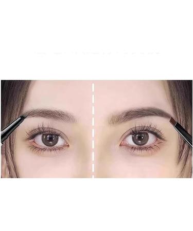 Eyebrow Pen Eyebrow Pencil with Fork Eyebrow Makeup Long Lasting Eyebrow Pen Creates Natural Looking Brows (Grey) - Buy Online on GoSupps.com