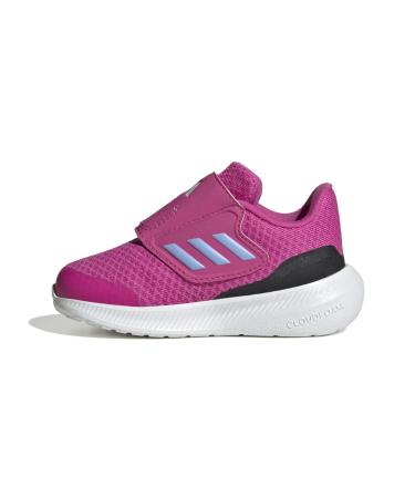 adidas Unisex Baby Runfalcon 3.0 Hook-and-Loop Sneakers 7 UK Child Lucid Fuchsia Blue Dawn Core Black