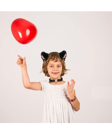  1 Konamo Cat Fox Ears Headband Festive Dress Up Black Pink (pack of 1) One Size Black - Buy Online on GoSupps.com