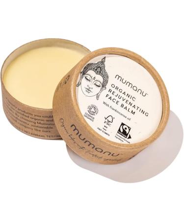 Mumanu Organic Rejuvenating Face Balm - With Fairtrade Ingredients - 20g - Contains Frankincense & Tangerine. Face cream face oil  - Buy Online on GoSupps.com