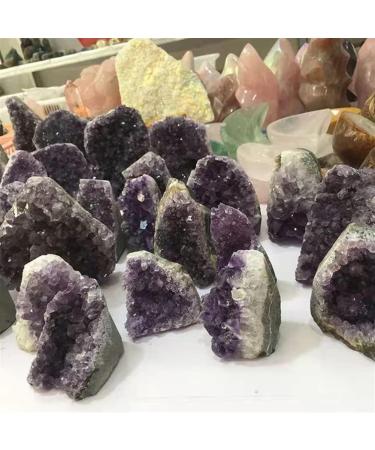 Room Decoration Specimen 500G-1500G Natural Amethyst Quartz Geode Crystal Stone Cluster for1PCStone Natural Stones (Color : 610g-710g 1pc) - Buy Online on GoSupps.com