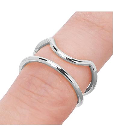 Buy Stylish Index Finger Nail Ring - Trendy Nail Cap Cover for Girls & Women (3046 Platinum) - Daily Use Fashion Jewelry - Buy Online on GoSupps.com