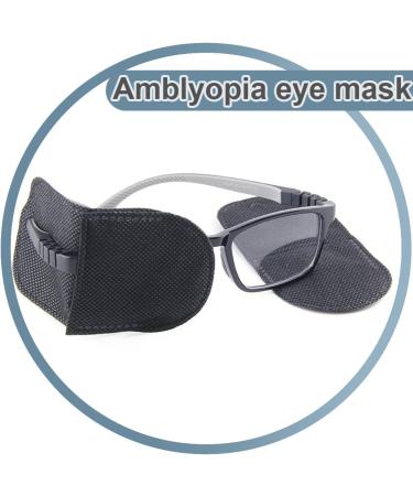 KGDUYC Black Eye Mask for Children | 6 Pack Amblyopia & Myopia Glasses Accessories - Ideal for Kids - Buy Online on GoSupps.com