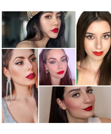 Oulac Matte Liquid Lipsticks Set - Long Lasting Waterproof Lip Stain with Vitamin E & Rose Oil - High Pigment Colors - Gluten Free & Vegan - 3PCS (M01+M03+M15) - Buy Online on GoSupps.com