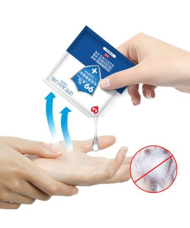 Milisten Hand Washing Lotion - 50 Packs, No Rinse Hand Cleaner for Home, Office, and Outdoor Use - Buy Online on GoSupps.com