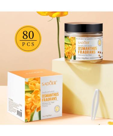 Premium Eye Masks & Pads - 40 Pairs for Dark Circles Tear Bags & Wrinkles | Hyaluron Eye Patches | High Quality Natural Ingredients - Buy Online on GoSupps.com