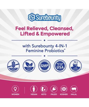 Probiotics for Women 120 Billion CFU 34 Strains Prebiotics Digestive Enzymes Cranberry 4-in-1 Feminine Probiotic Digestive Vaginal Immune Support 30ct 120 Billion for Women 30 Count - Buy Online on GoSupps.com