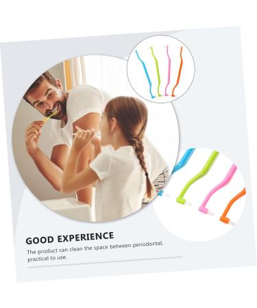 Minkissy 4-Piece Double-Headed Toothbrush Set | Professional Dental Cleaning & Gum Care | Durable Household Toothbrushes for Implants - Buy Online on GoSupps.com