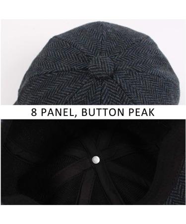 Pesaat Newsboy Caps for Toddler Boys | Vintage Tweed Driver Cap for Kids | Navy, 2-5 Y & 4-7 Y - Buy Online on GoSupps.com