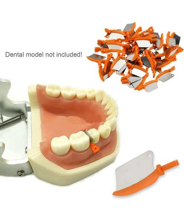 50 Pack Dental Orthodontic Interproximal Wedges - Stainless Steel Heat Matrix Tool for Clinics - Buy Online on GoSupps.com