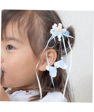 Beaupretty 2 Pairs tassel flower hair clip flower headpiece flower hair accessories blue hair accessories kid hair accessories hair accessories for kids girls hairpin hair clips child Hanfu - Buy Online on GoSupps.com