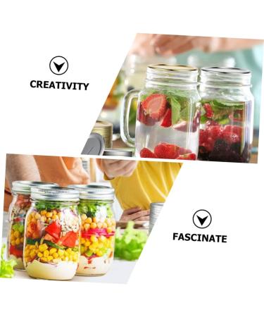 POPETPOP 60 Pcs Mason Jar Lids Wide Mouth Mason Jar Lid Cover Mason Jar Sealing Lid Sprouting Lids for Mason Jars Electric Wok Strainer Lid Reusable Canning Dinner Plate Leakproof Tinplate Silverx2pcs 8.6X8.6X0.2CMx2pcs - Buy Online on GoSupps.com