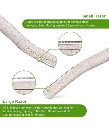 6PC Eyebrow Shapers & Face Razors - Precision Eyebrow Grooming for Women & Men - Buy Online on GoSupps.com