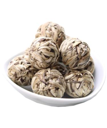 Th Pu'er chinois Th Puer brut Th vert Aiguille d'argent Perle faite la main Th blanc Vieil arbre Th Pu-Erh Soins de sant Th Pu-Er Th Puerh sain Nourriture verte (8PCS)