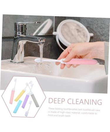 Buy Gatuida 25 Pack Travel Toothbrush - Soft Fiber Folding Camping Toothbrushes in Macaron Colors - Buy Online on GoSupps.com