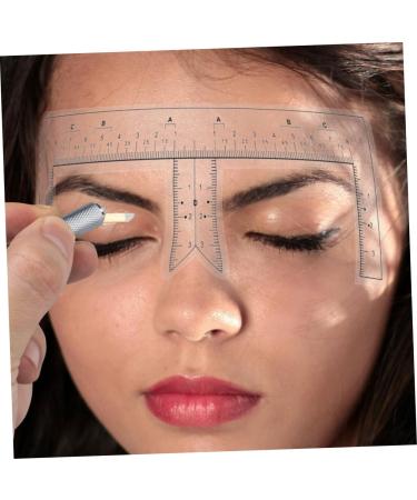 Didiseaon 10pcs Eyebrow Design Ruler Tools Eyebrow Shaping Template Eyebrow Ruler Drawing Tool Disposable - Buy Online on GoSupps.com