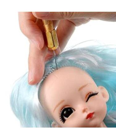 Perfeclan Doll Hair Tool Kit | Felt Needles & Hair Root Holder for DIY Doll Hair Accessories - 5x0.6mm & 5x0.8mm - Buy Online on GoSupps.com