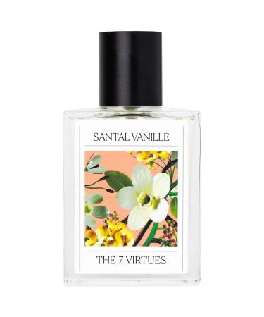 The 7 Virtues Santal Vanille Eau de Parfum 1.7 oz Natural Ingredients Perfume