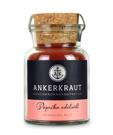 Ankerkraut Paprika sweet Paprika spice red ground 70g in cork glass 70g cork glass