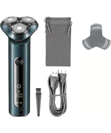 GeRRiT Electric Razor for Men | Waterproof 3D Rotary Shaver & Beard Trimmer | USB Rechargeable - Buy Online on GoSupps.com