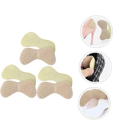 FRCOLOR Shoe Heel Cushion Pads - 12 Pcs Heel Inserts for Loose Shoes - Comfort and Support for Women - Light Yellow 8.7x4.2CM - Buy Online on GoSupps.com